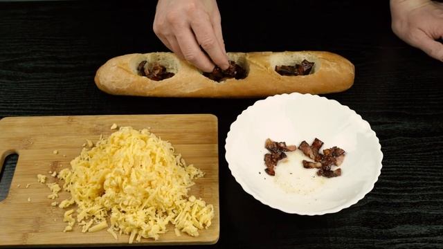 EPIC STUFFED BAGUETTES WITH BACON, CHEESE AND EGG! YOU MUST MAKE IT! смотреть онлайн