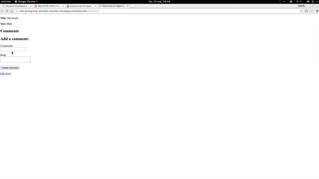 Skydive and OpenShift смотреть онлайн