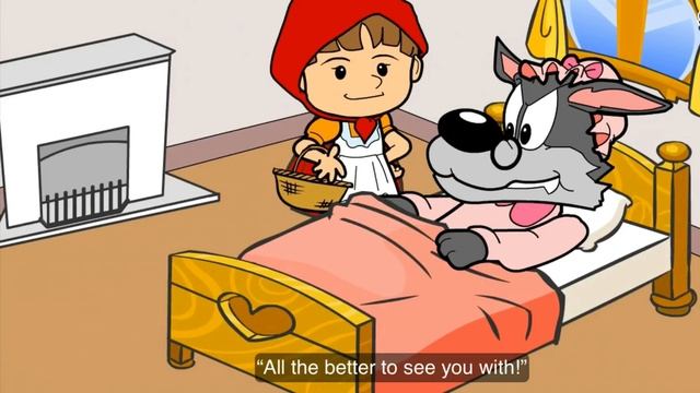 Little Red Riding Hood fairy tale Красная шапочка на английском Красная шапочка и серый волк. смотреть онлайн