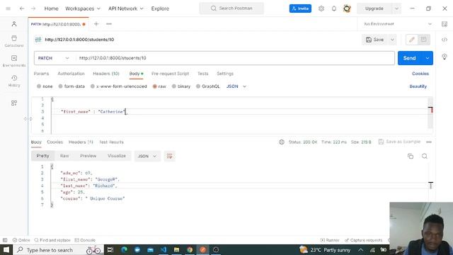 Creating patch and delete endpoints with fastapi смотреть онлайн