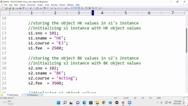 30 Day 29 Core Java What is Class, Object and Instance смотреть онлайн
