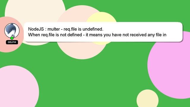 NodeJS : multer - req.file is undefined. смотреть онлайн