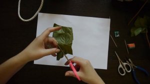Сирень из фоамирана. Часть 3. Листья.