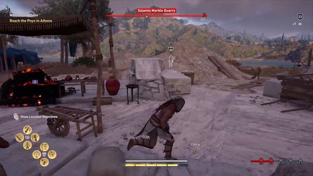 Assassin's Creed Odyssey - Walkthrough 105 - Salamis Marble Quarry & Mycenaean Tomb of Ajax смотреть онлайн