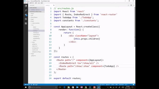 Building Universal JavaScript Applications with React - Rami Sayar смотреть онлайн
