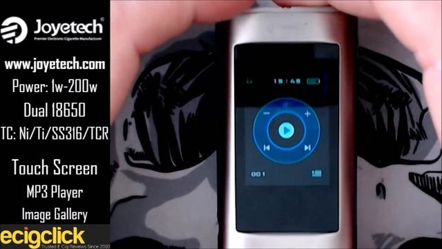 Joyetech Ocular C - A 150w, Touch Screen Mod! смотреть онлайн