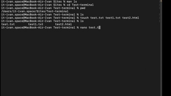 Терминал командной строки. Зачем изучать, основы работы, первые команды. terminal   HD 1080p ч. 1
