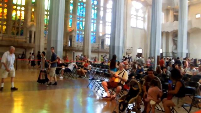 Барселона, Испания. Собор Святого Семейства. Саграда Фамилия. Гауди. смотреть онлайн