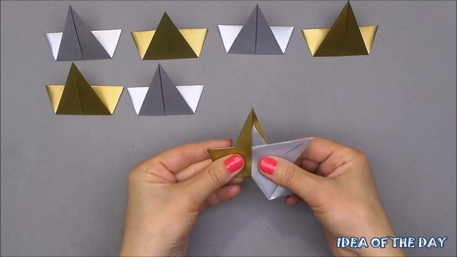 DIY paper star for Christmas ❄ How to make origami star ❄ Christmas crafts смотреть онлайн