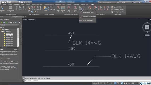 AutoCAD Electrical Tutorial - 014 - Wire markers in AutoCAD Electrical смотреть онлайн