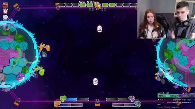 Динозавры спаслись от кометы Dino Galaxy Tennis Играю с подругой смотреть онлайн
