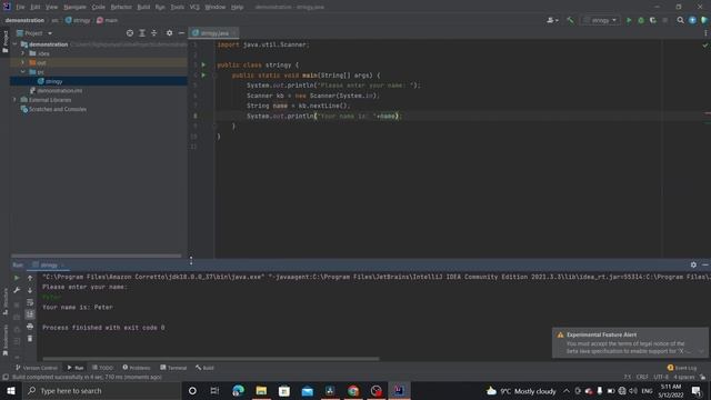 Create & Run Java Executable file in IntelliJ смотреть онлайн