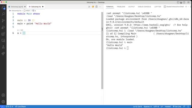Python List Comprehensions via Haskell смотреть онлайн