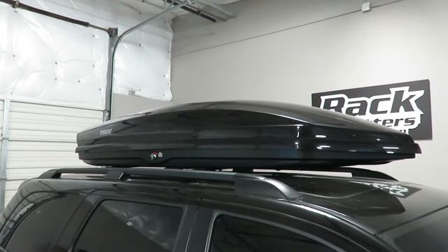 Toyota Sequoia with Thule 636B XXL Sonic Roof Top Cargo Box Luggage Carrier смотреть онлайн