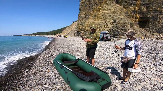 Рыбалка на Черном море! Рокфишинг с лодки)!!! смотреть онлайн