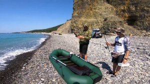 Рыбалка на Черном море! Рокфишинг с лодки)!!!