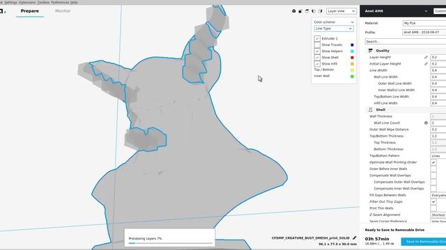 Cura Custom Supports Plugin смотреть онлайн