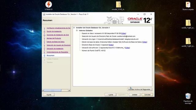 How to Oracle 12c installation on Windows 10 смотреть онлайн