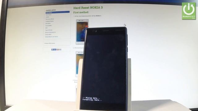 How to Hard Reset NOKIA 3 - Bypass Screen Lock / Master Reset смотреть онлайн