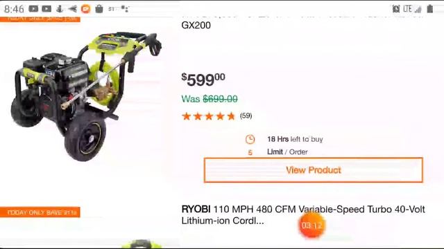 Ryobi deals at home depot смотреть онлайн
