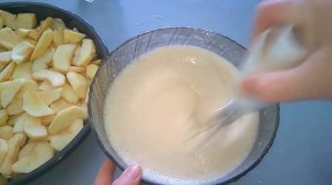 Постная Шарлотка без яиц на минеральной воде. Постная выпечка с яблоками и корицей.Шарлотка без яиц