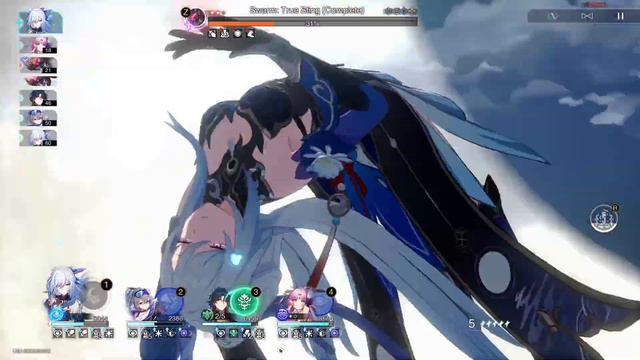 Honkai Starrail : Blade X Jingliu in simulated universe Swarm Disaster смотреть онлайн