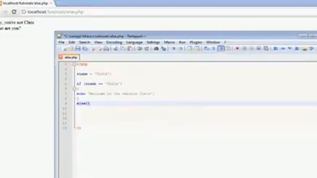php Else and ElseIf Statements смотреть онлайн