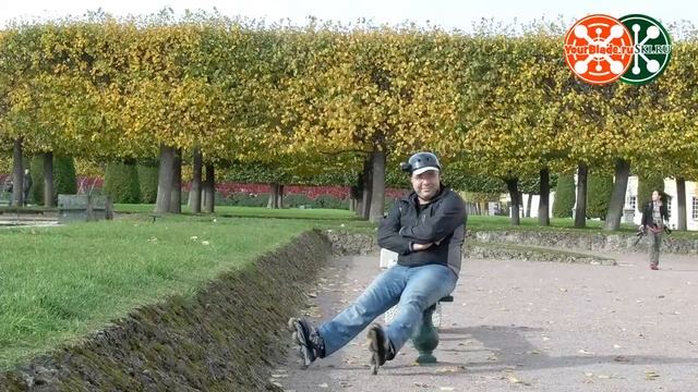 Ролики от первого лица. Прогулка по Петергофу. смотреть онлайн