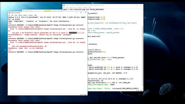 OpenCV panorama image stiching tutorial #part 2 смотреть онлайн