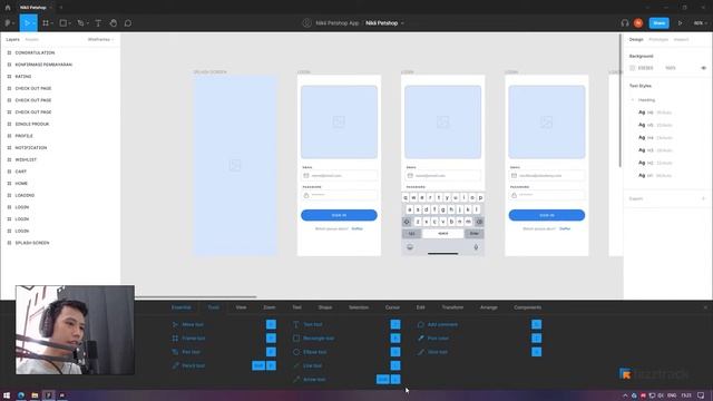 2.11 MENGGUNAKAN KEYBOARD SHORTCUT FIGMA | BELAJAR UI DESIGN MENGGUNAKAN FIGMA смотреть онлайн