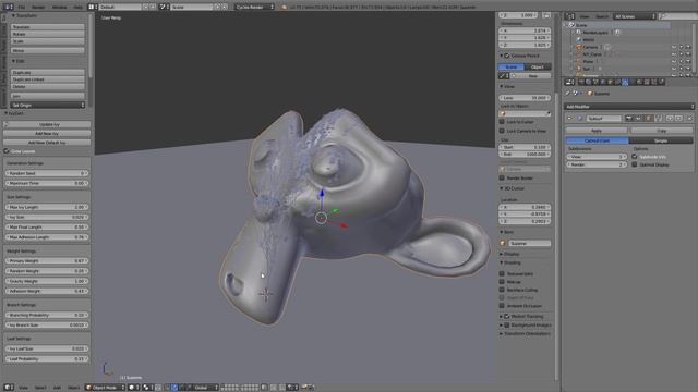Movie Scene Creation in Blender 3D на русском языке 11 как создать реалистично выглядящий плющ смотреть онлайн