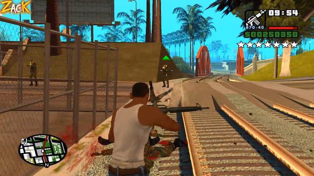 Что будет если получить 7 звезд розыска в GTA: San Andreas ?! смотреть онлайн