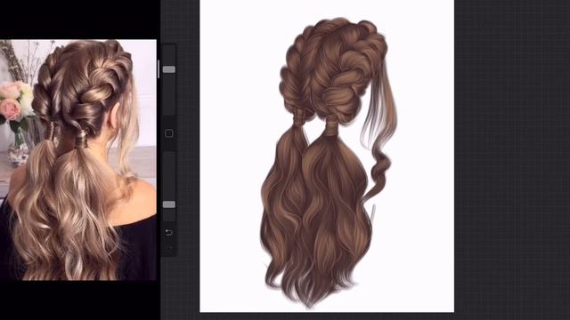 Волосы Procreate смотреть онлайн