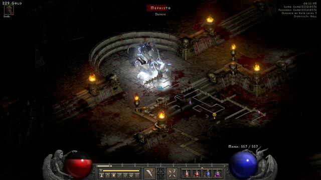 Looting Bloodletter Gladius from Mephisto - Diablo II Resurrected - D2R - Diablo 2 Resurrected смотреть онлайн