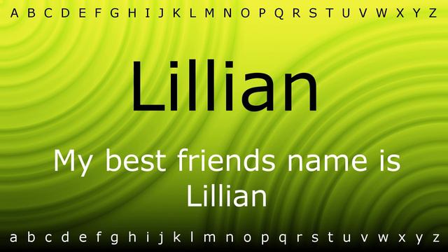 How to pronounce 'Lillian' with Zira.mp4 смотреть онлайн