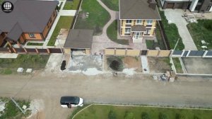 Как делается АСФАЛЬТ У ДОМА ? Процесс укладки асфальта, кадры с дрона ?