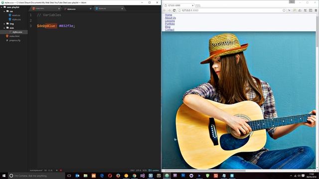 SASS Tutorial #3 - SASS Variables смотреть онлайн