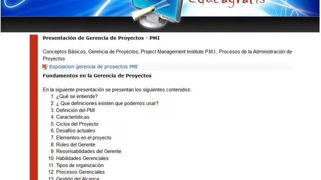 Curso de Gerencia de Proyectos смотреть онлайн