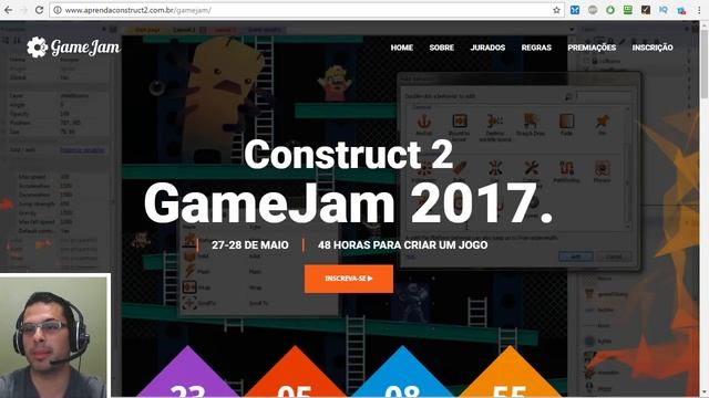 Construct 2 GameJam 2017 - Aprenda Construct 2 смотреть онлайн