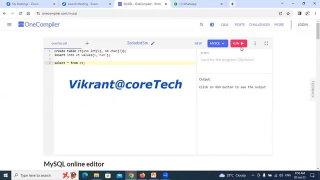 Using MySQL online смотреть онлайн