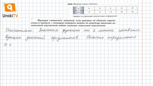 Задание №1210 - ГДЗ по алгебре 7 класс (Мерзляк А.Г.) смотреть онлайн
