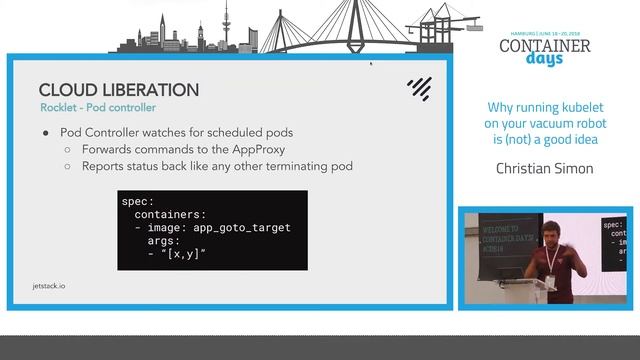 Why running kubelet on your vacuum robot is (not) a good idea - Christian Simon, Jetstack смотреть онлайн
