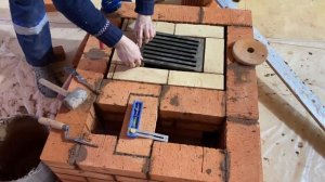 Надежная и простая отопительная печь // Подробный процесс кладки с порядовкой