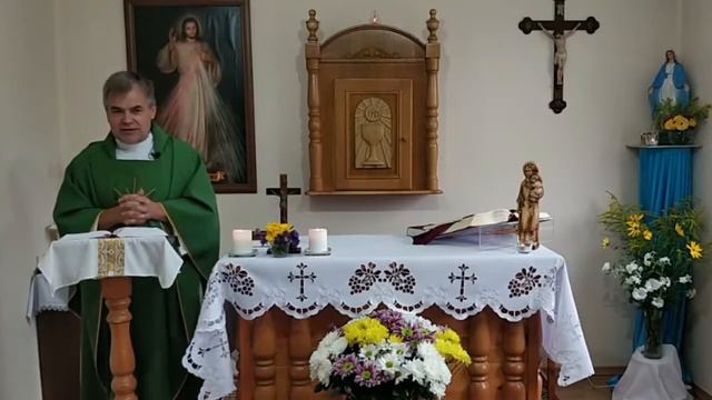 Священник Якуб Блащишин - Проповедь на XXII Рядовое Воскресенье смотреть онлайн