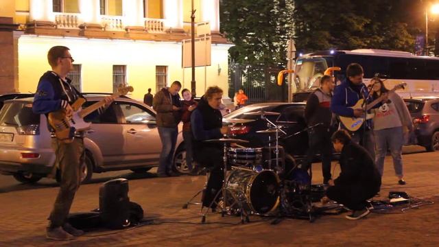 Ночной Санкт-Петербург. Уличные музыканты смотреть онлайн