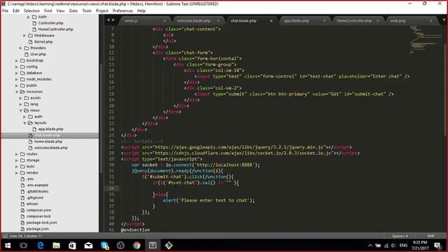 [Laravel & Socket.IO] Chat Real Time смотреть онлайн