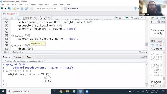 Introduction to Data Manipulation in R смотреть онлайн