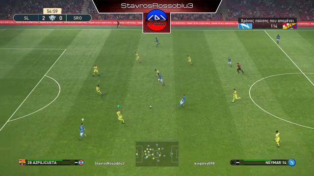 PES 2019 myClub | StavrosRossoblu3 vs Kingsley098 #22 смотреть онлайн