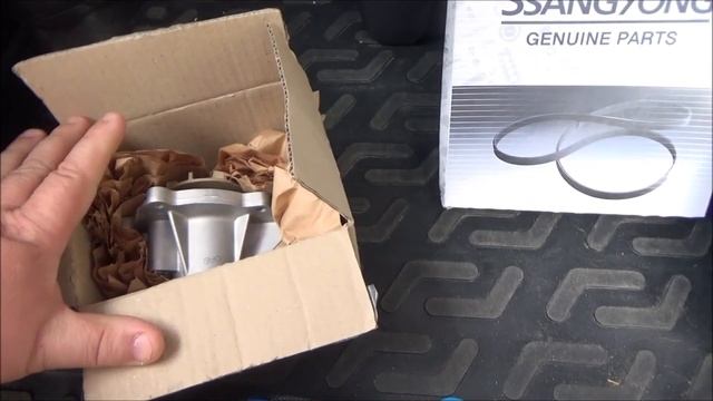 Замена приводного ремня.  Помпа на грани.?