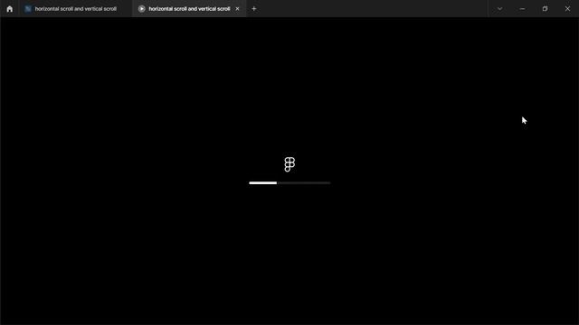 Horizontal and Vertical scrolling in figma | easy method смотреть онлайн